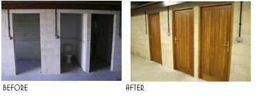 Oak internal Doors Ledged and braced